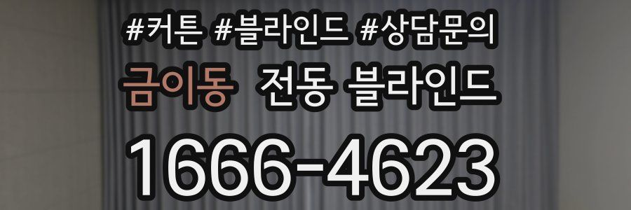 금이동 전동 블라인드