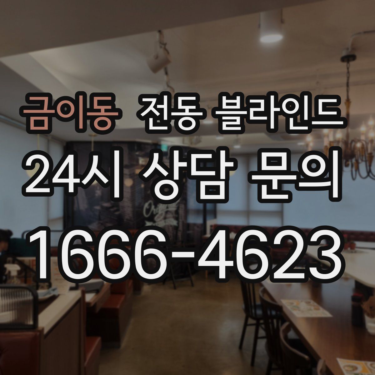 금이동 전동 블라인드