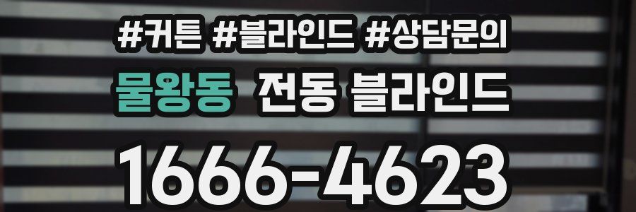 물왕동 전동 블라인드