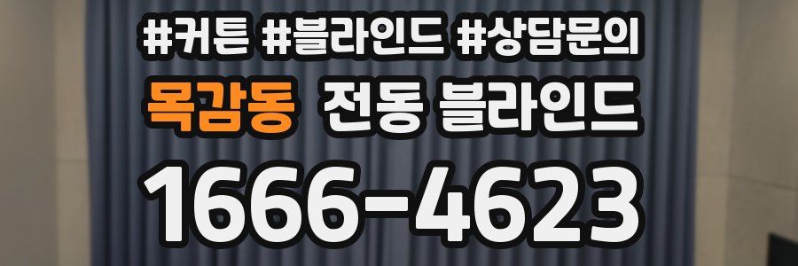 목감동 전동 블라인드