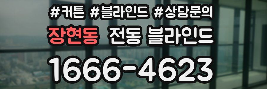 장현동 전동 블라인드