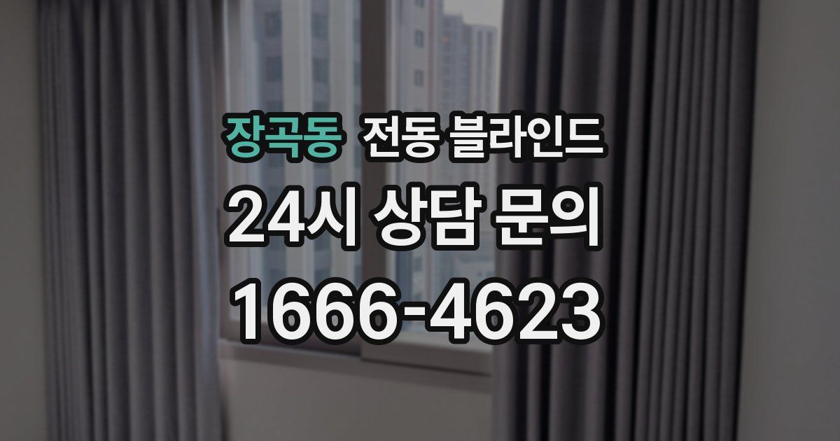 장곡동 전동 블라인드