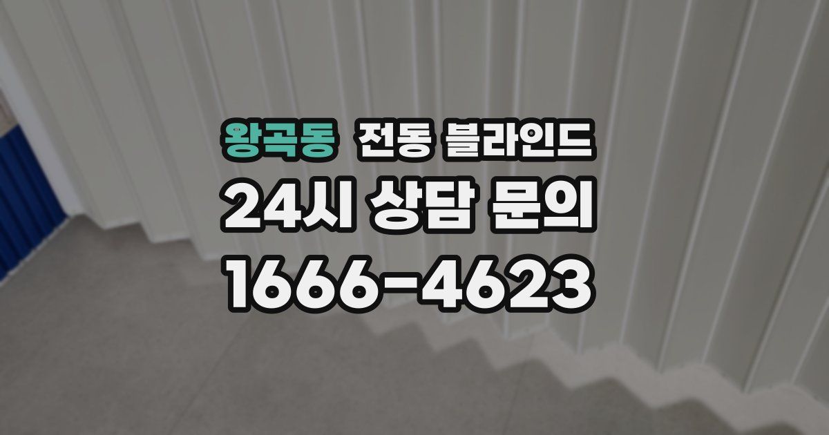 왕곡동 전동 블라인드