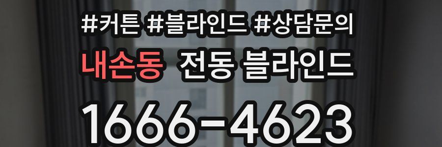 내손동 전동 블라인드