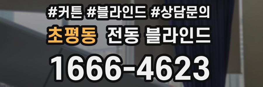 초평동 전동 블라인드