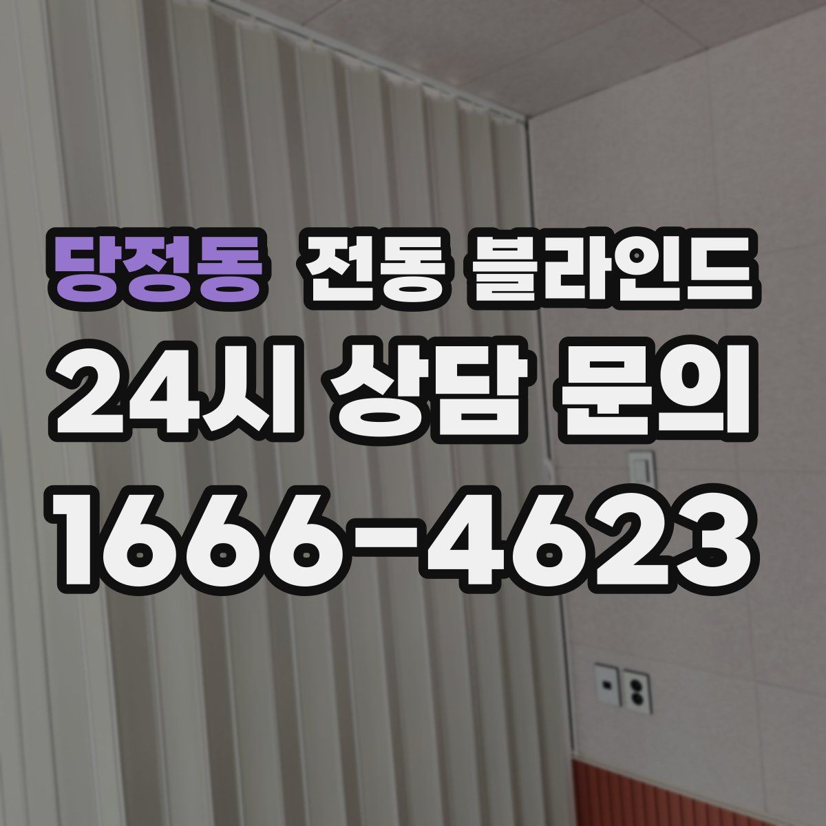 당정동 전동 블라인드