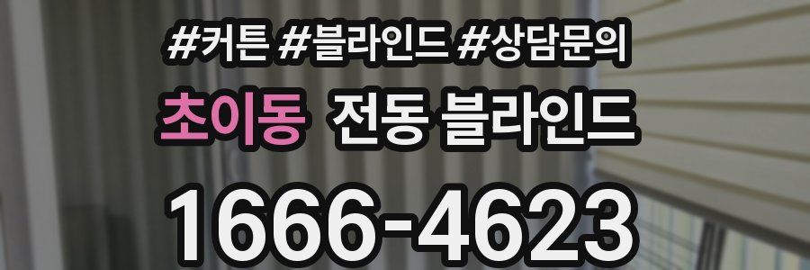 초이동 전동 블라인드