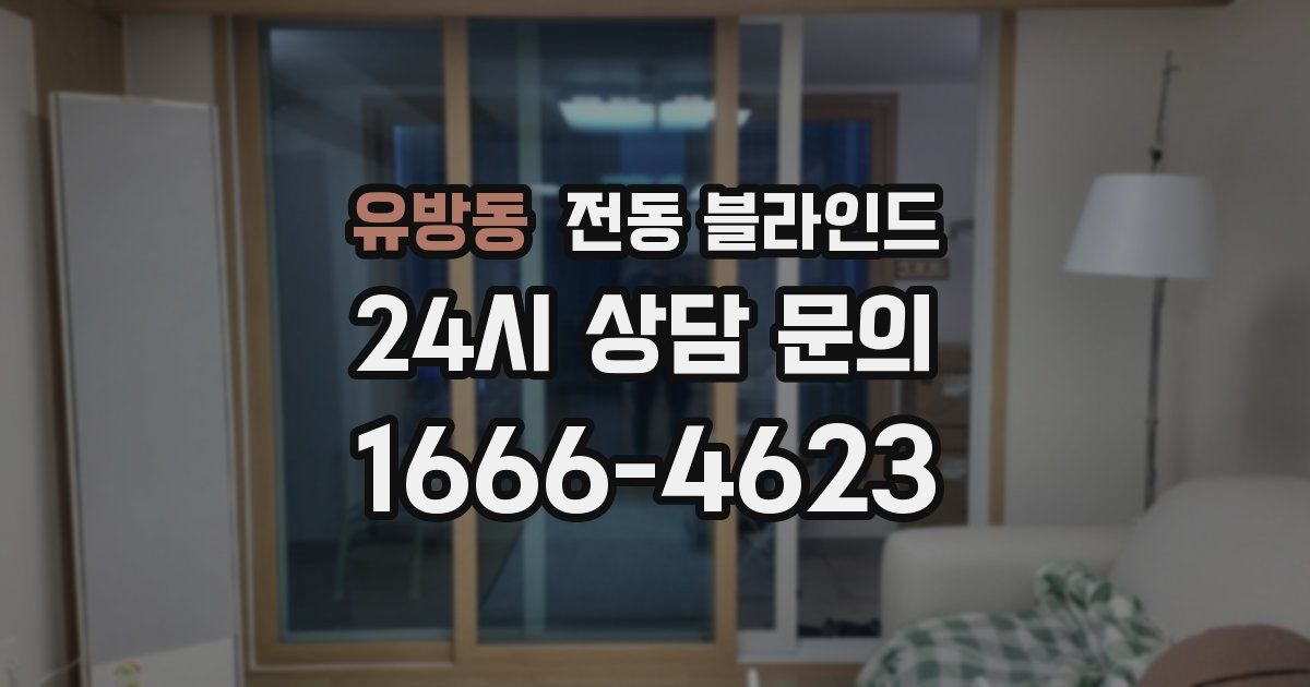 유방동 전동 블라인드