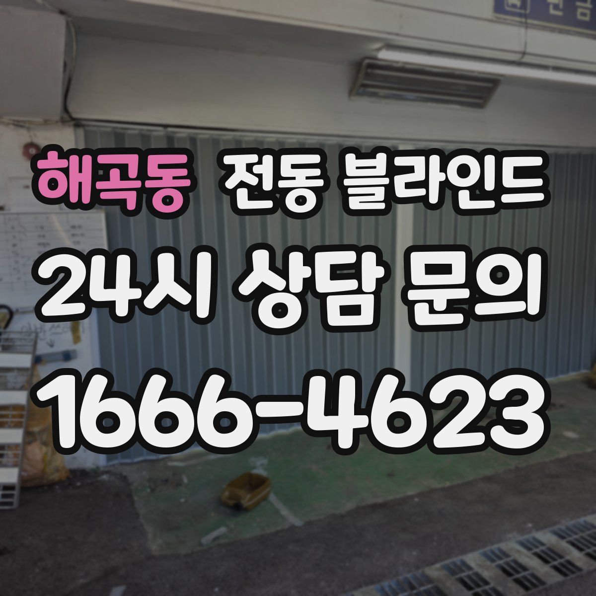 해곡동 전동 블라인드