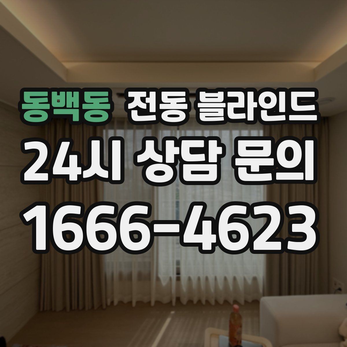 동백동 전동 블라인드 실사용 후기에서 확인할 점