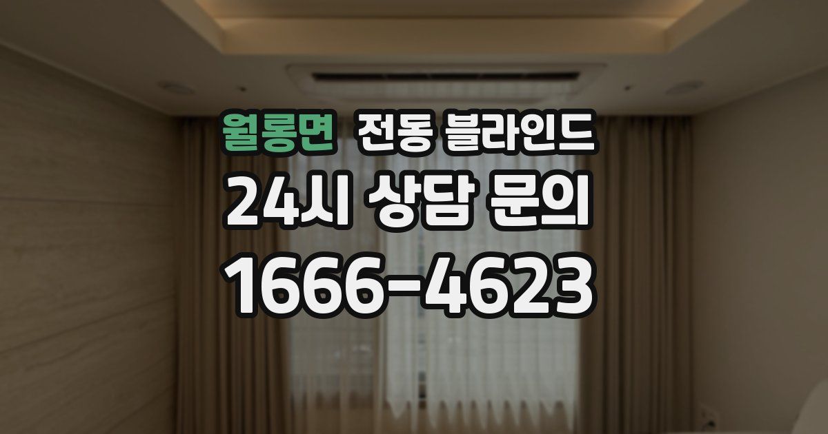 월롱면 전동 블라인드
