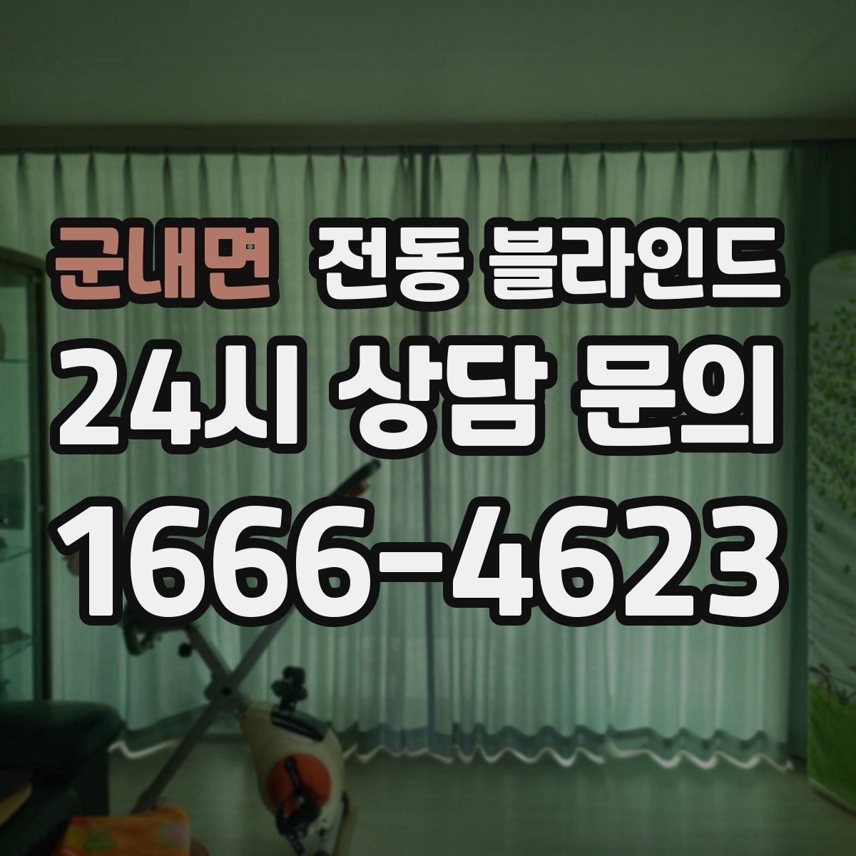 군내면 전동 블라인드