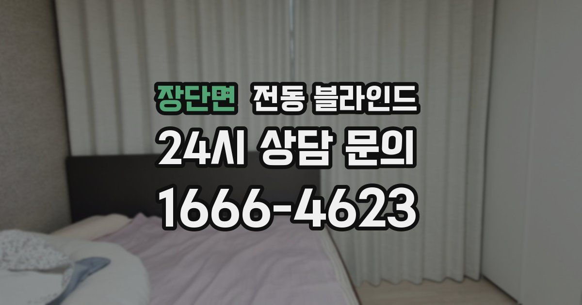 장단면 전동 블라인드