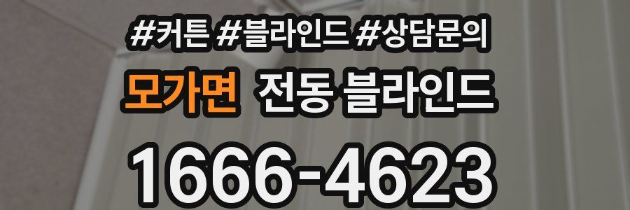 모가면 전동 블라인드