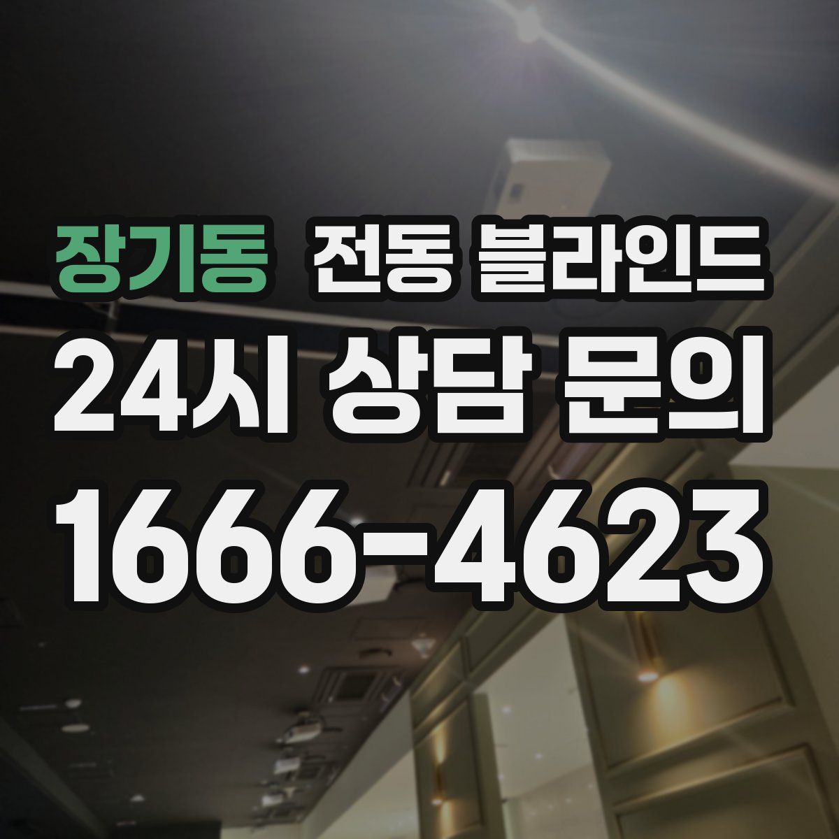 장기동 전동 블라인드