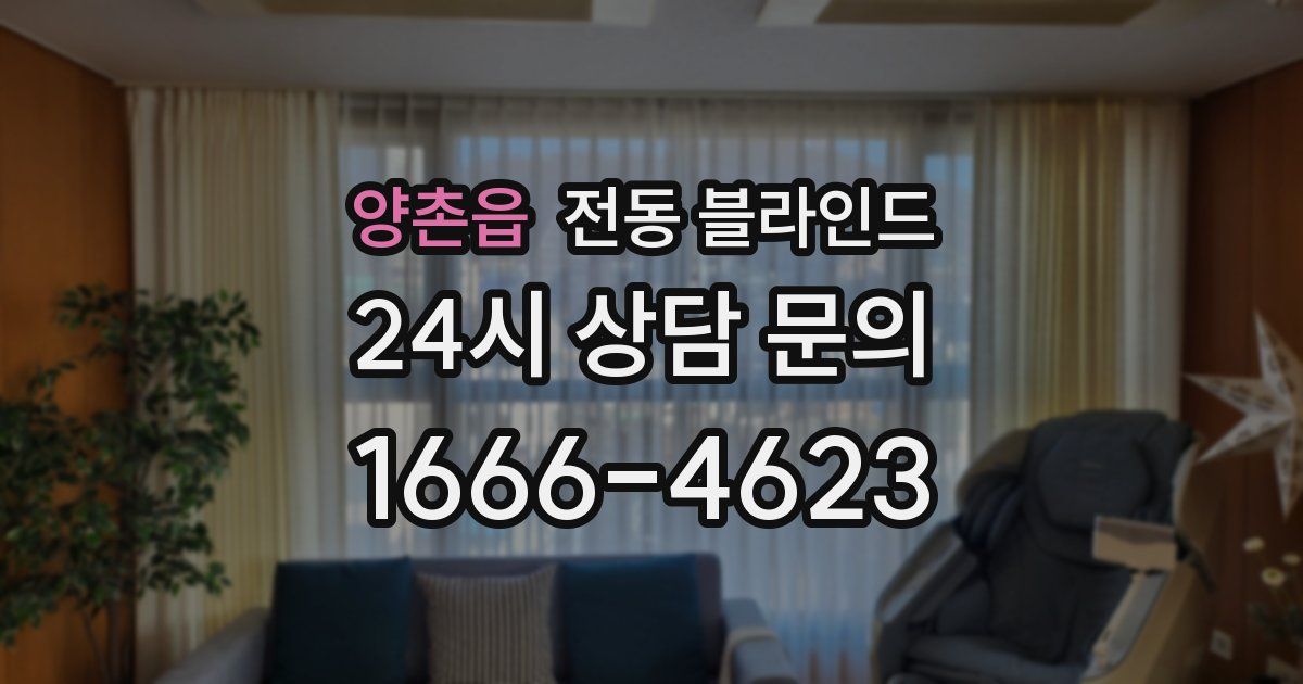 양촌읍 전동 블라인드