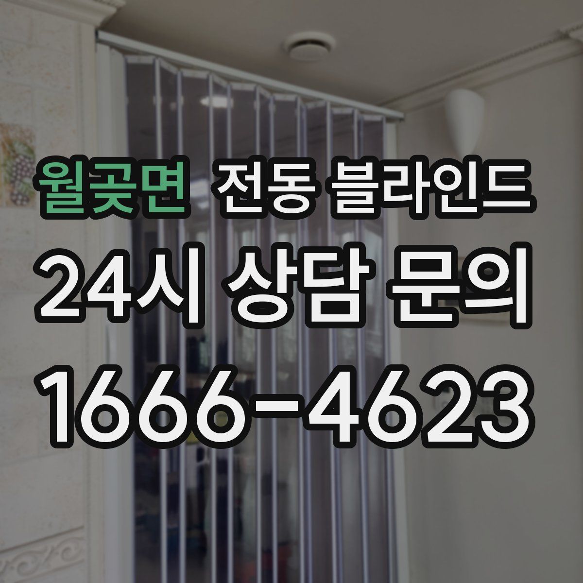 월곶면 전동 블라인드