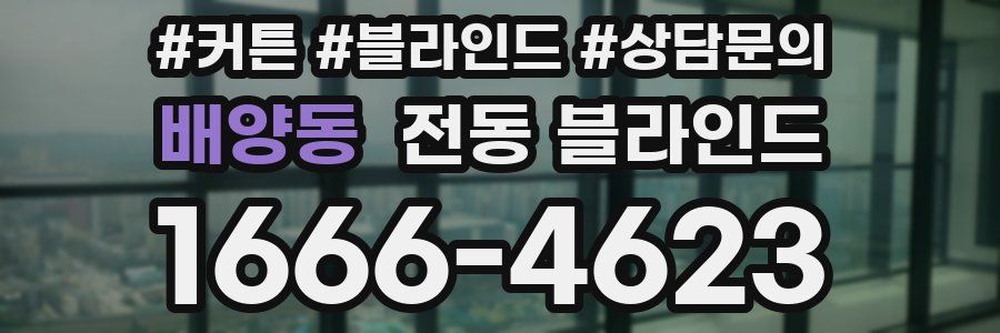 배양동 전동 블라인드