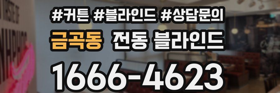 금곡동 전동 블라인드