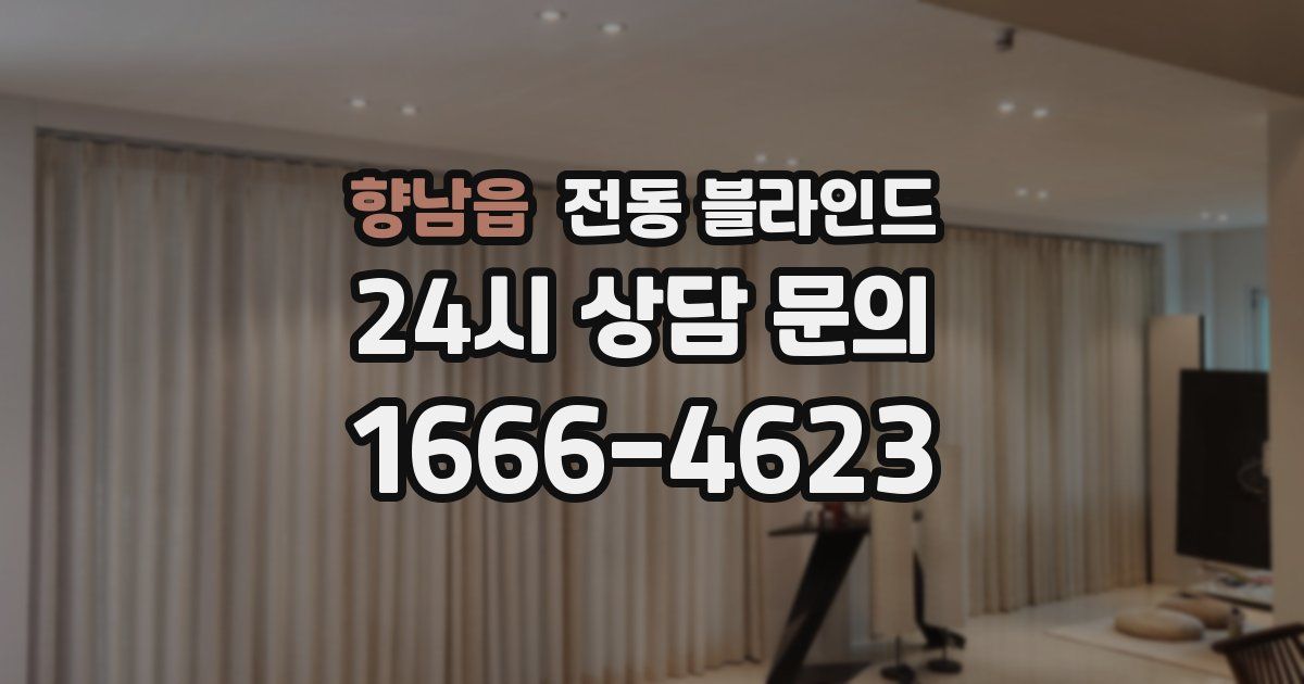 향남읍 전동 블라인드