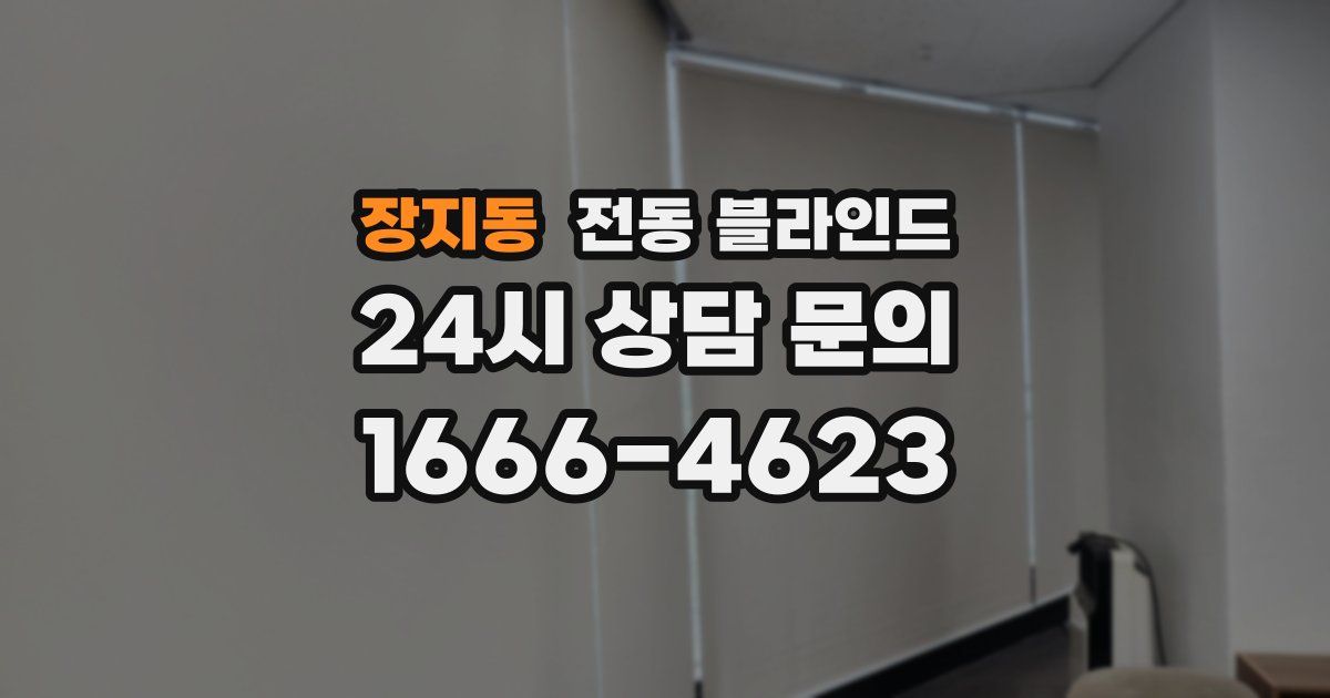 장지동 전동 블라인드