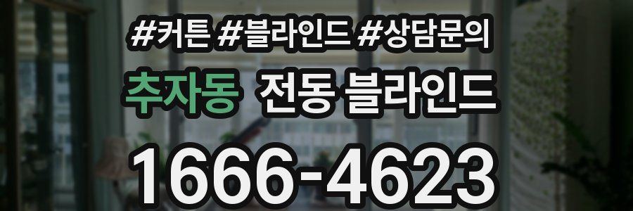 추자동 전동 블라인드