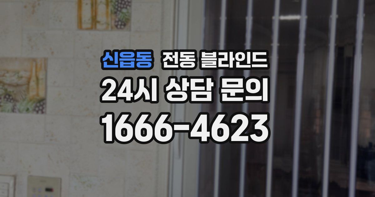 신읍동 전동 블라인드