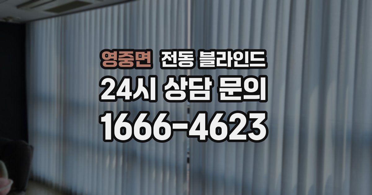 영중면 전동 블라인드