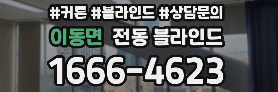 이동면 전동 블라인드