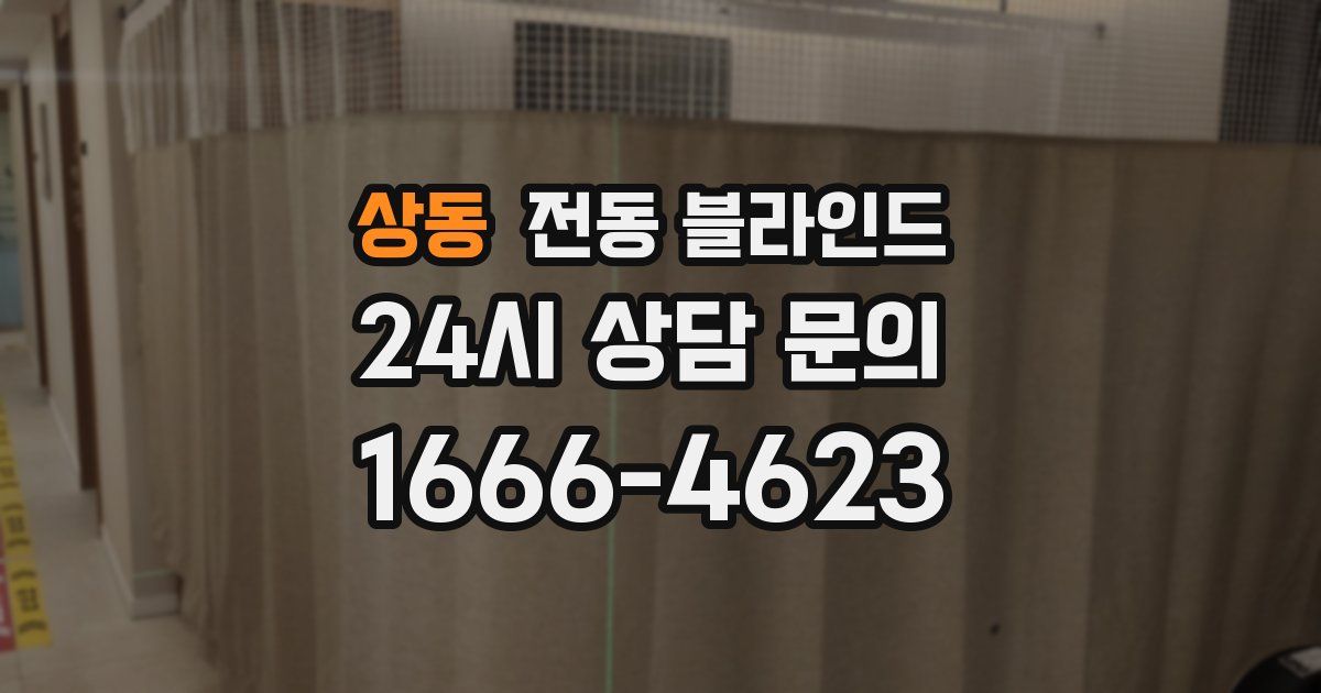 상동 전동 블라인드