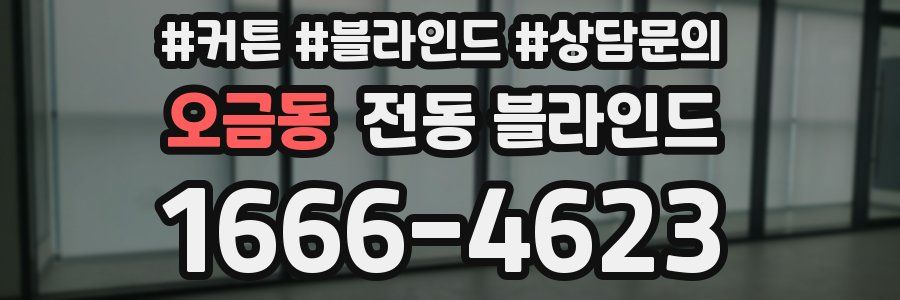 오금동 전동 블라인드