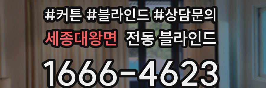 세종대왕면 전동 블라인드