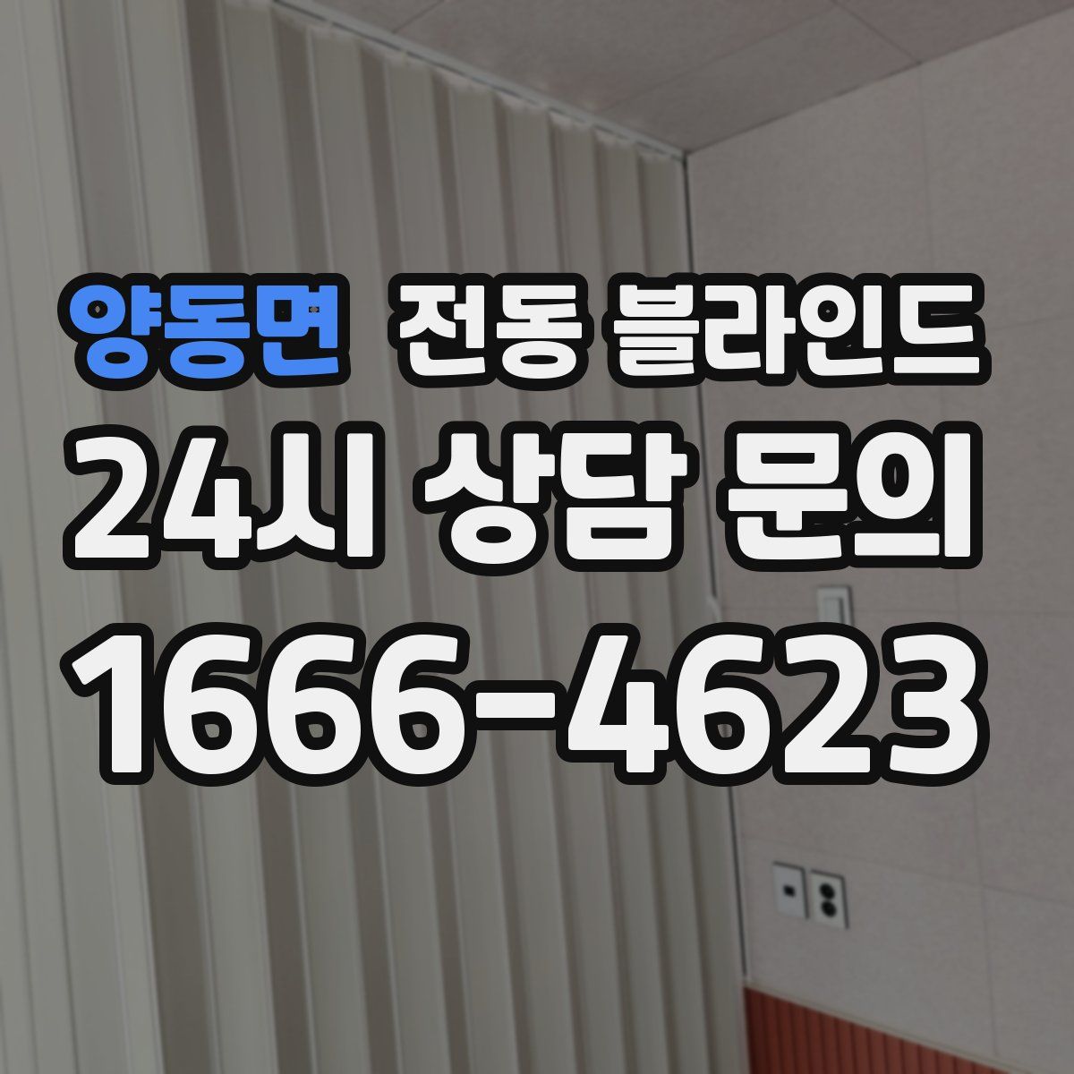 양동면 전동 블라인드
