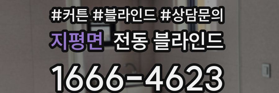 지평면 전동 블라인드