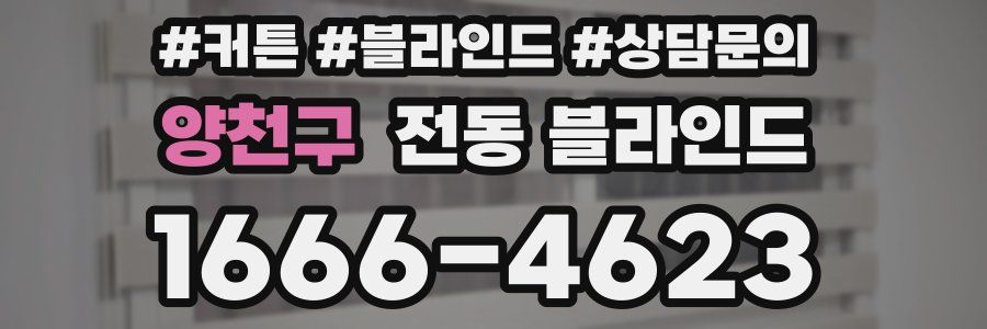 양천구 전동 블라인드