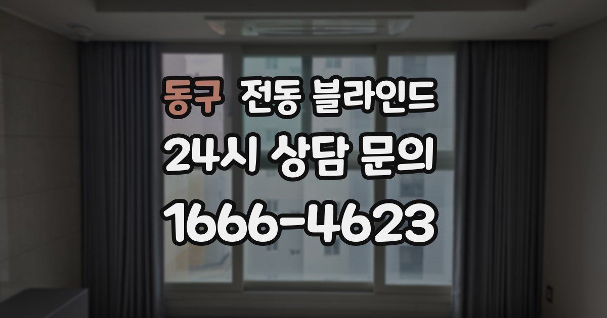 동구 전동 블라인드
