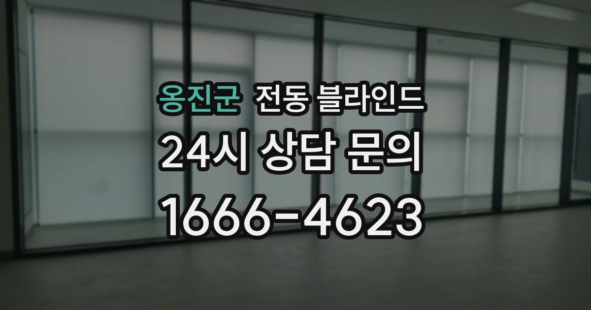 옹진군 전동 블라인드