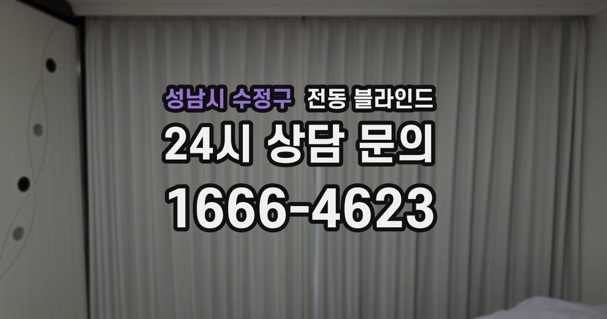 성남시 수정구 전동 블라인드