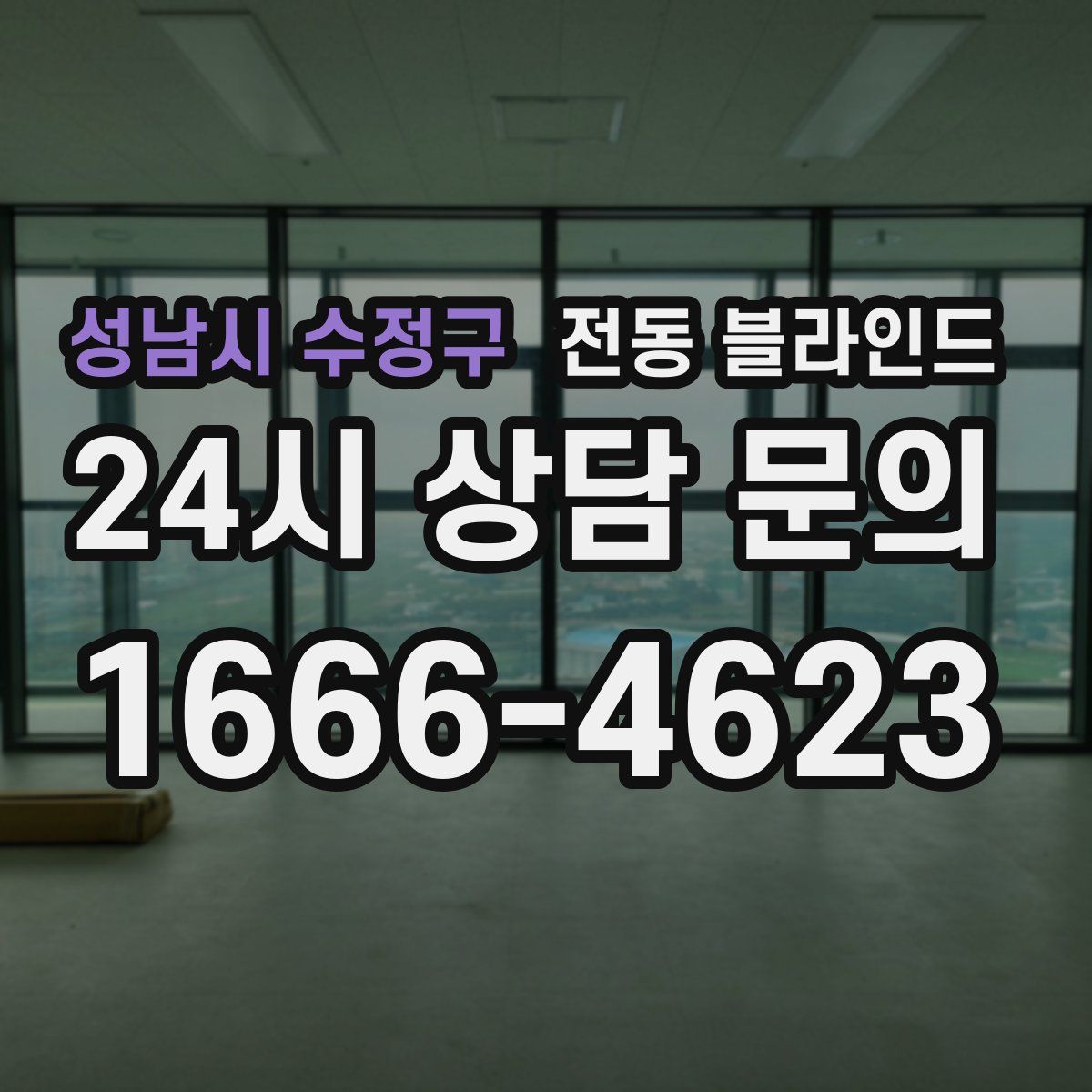 성남시 수정구 전동 블라인드
