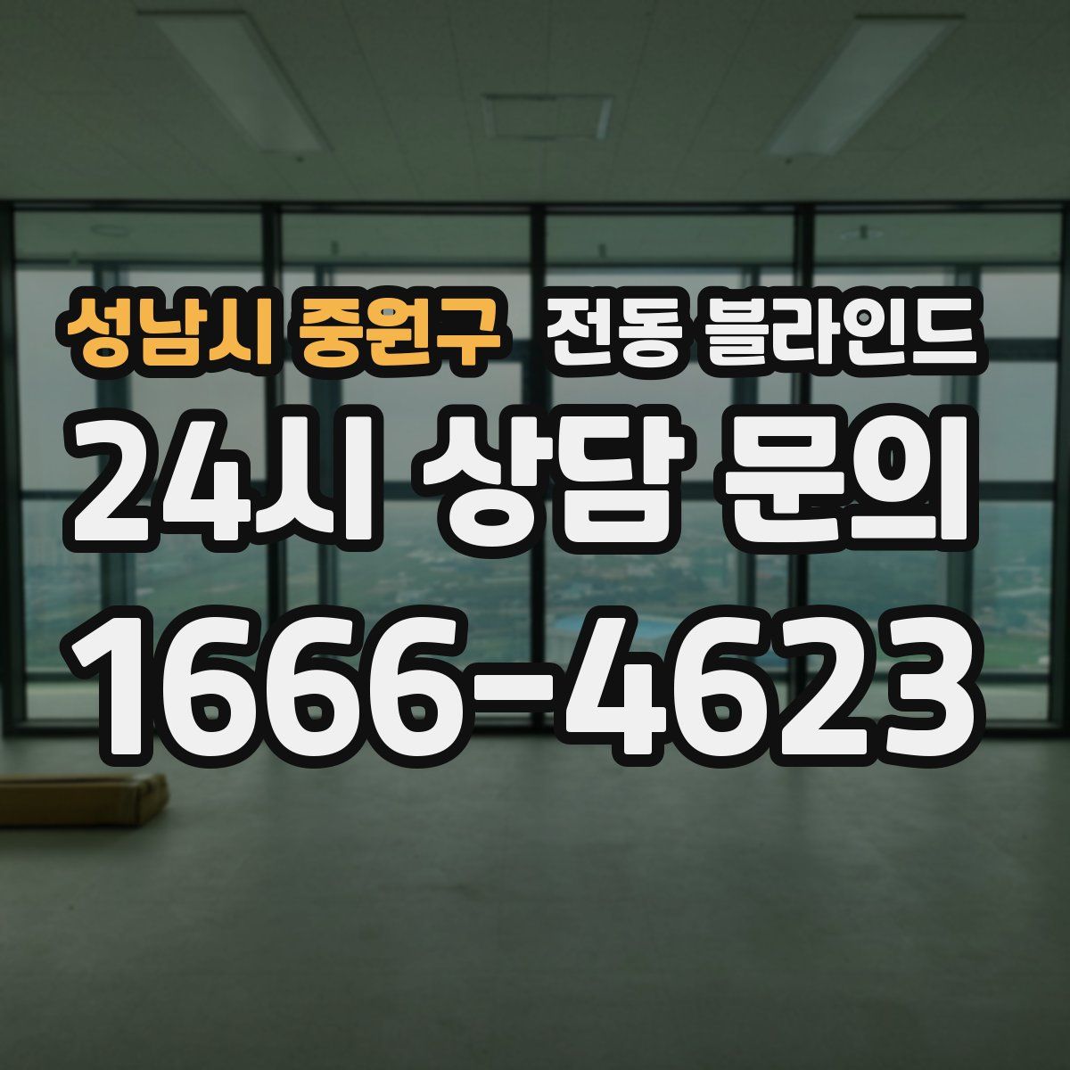 성남시 중원구 전동 블라인드