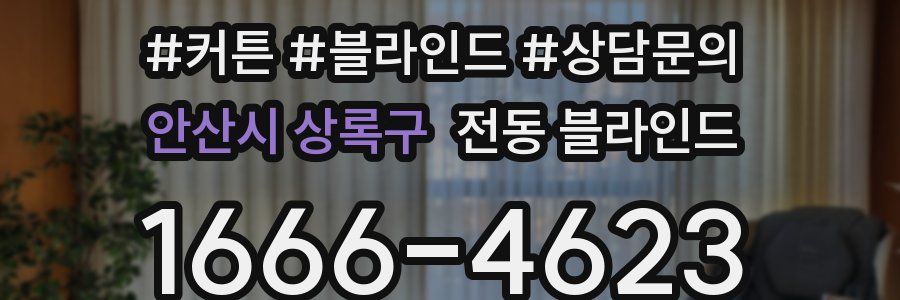 안산시 상록구 전동 블라인드