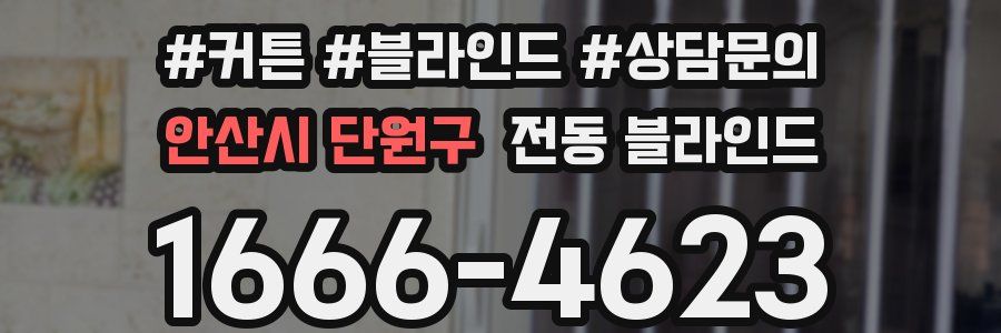 안산시 단원구 전동 블라인드