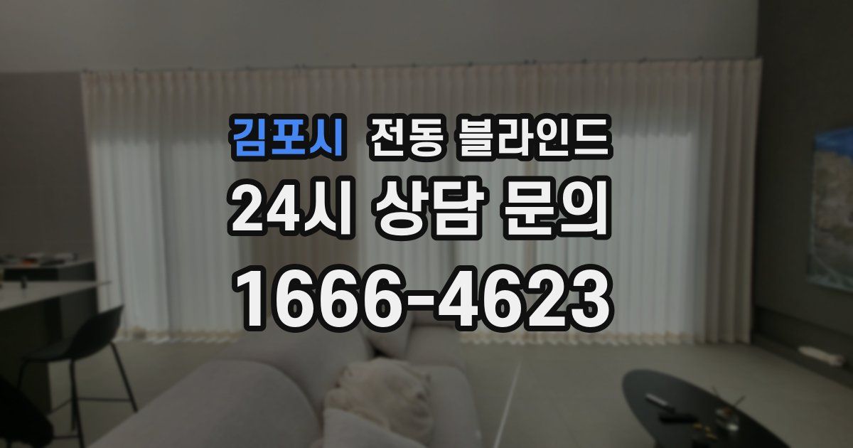김포시 전동 블라인드