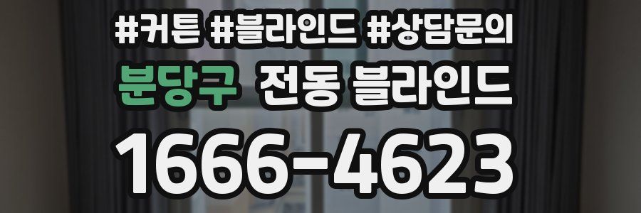 분당구 전동 블라인드