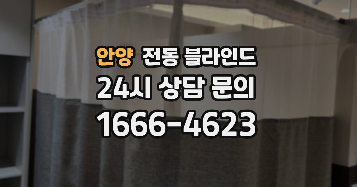 안양 전동 블라인드