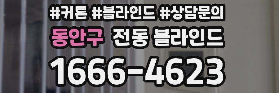 동안구 전동 블라인드