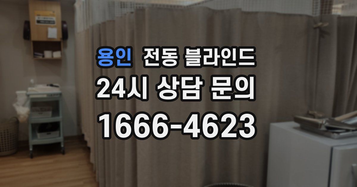 용인 전동 블라인드