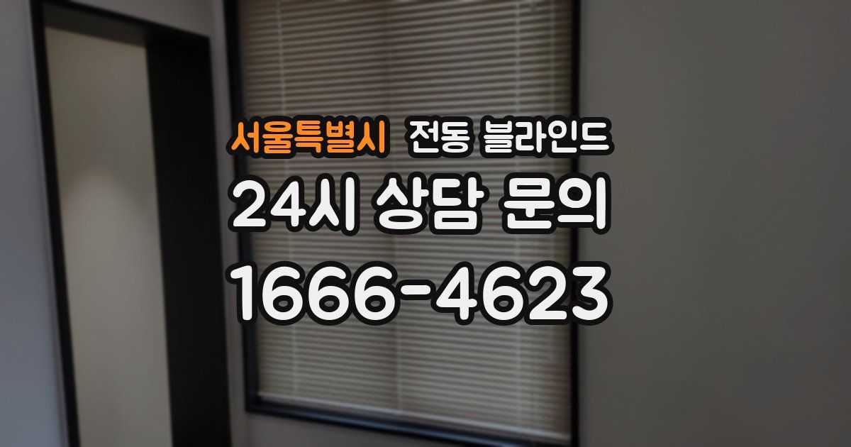 서울특별시 전동 블라인드
