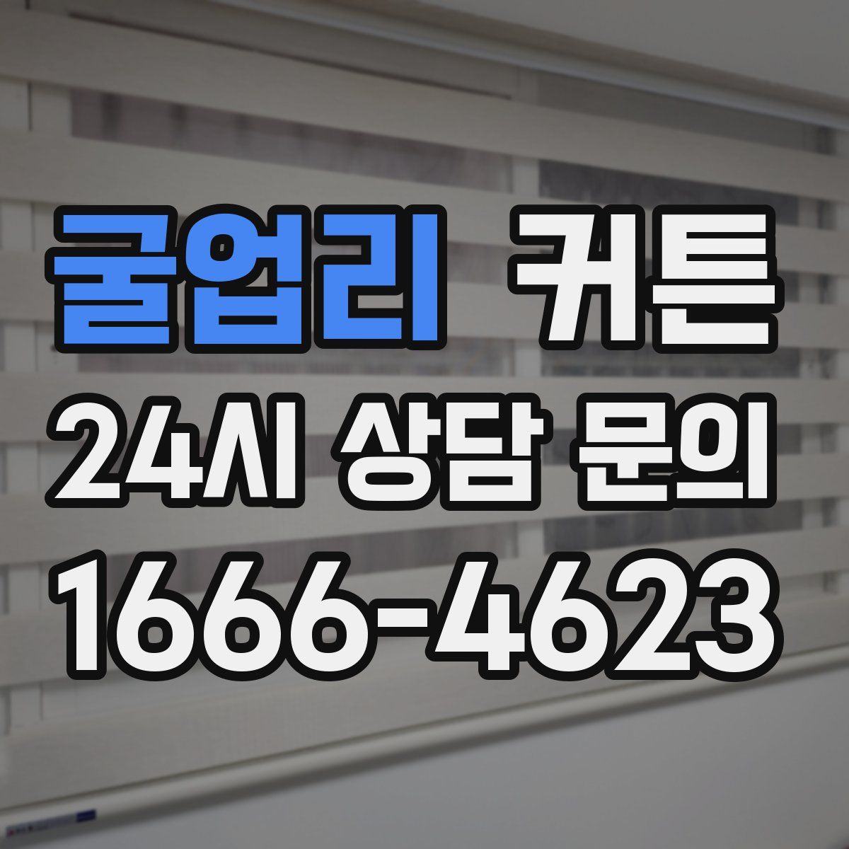 굴업리 커튼