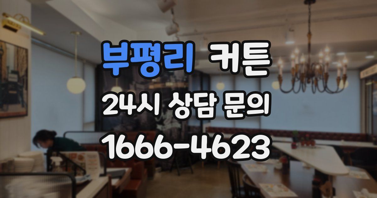 부평리 커튼